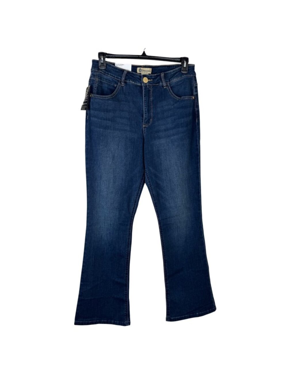 Democracy NEW High Rise Slim Bootcut Jeans Size 14 Casual Denim Blue Western